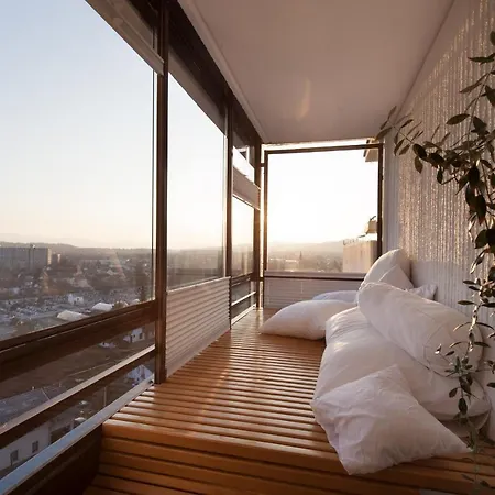 Bright Penthaus Apartement, With A Wonderful View 公寓 卢布尔雅那